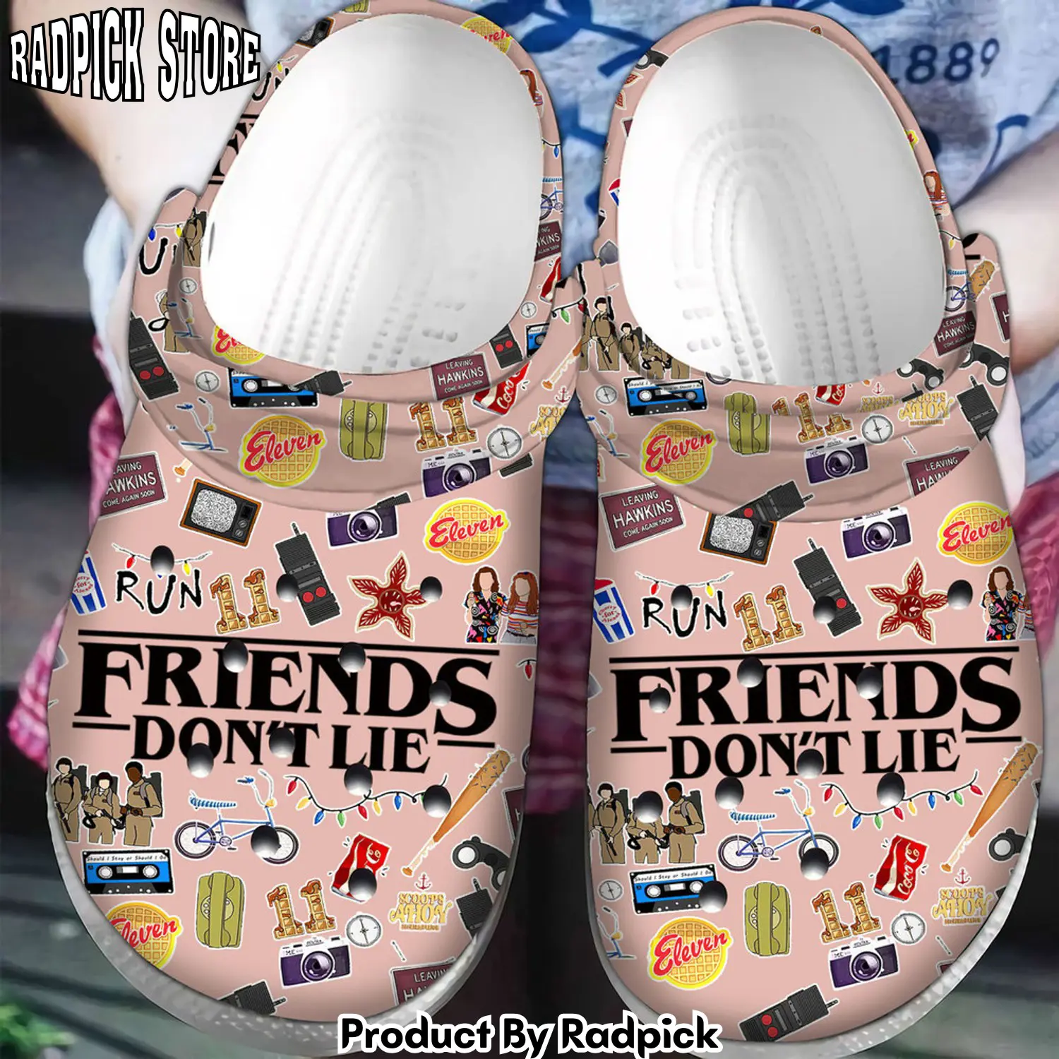 Radpick stranger things tv series clogs shoes comfortable for men women nvw rp6521109